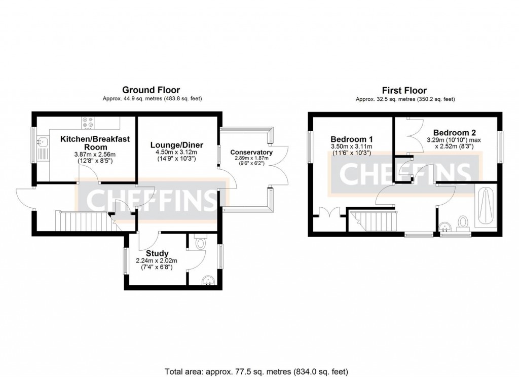 Floorplans For Kingsmead Court, Littleport, Ely
