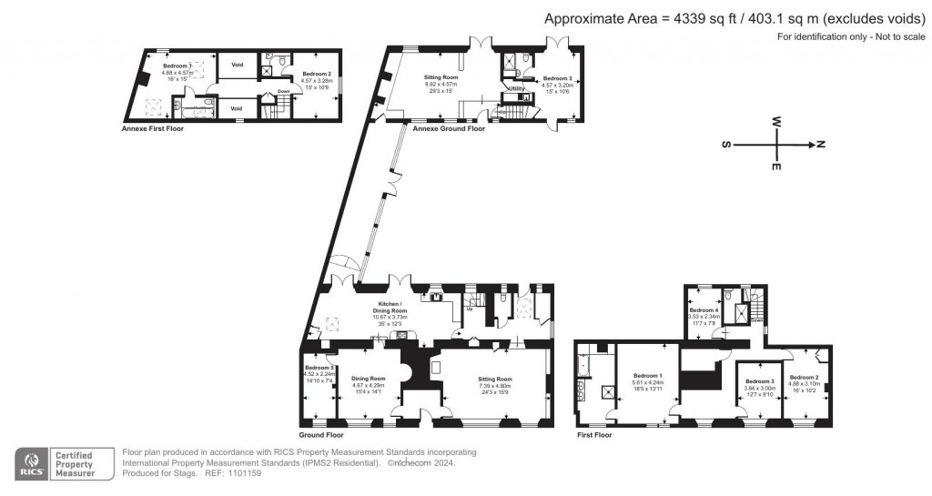 Floorplans For Fore Street, Kentisbeare, Cullompton