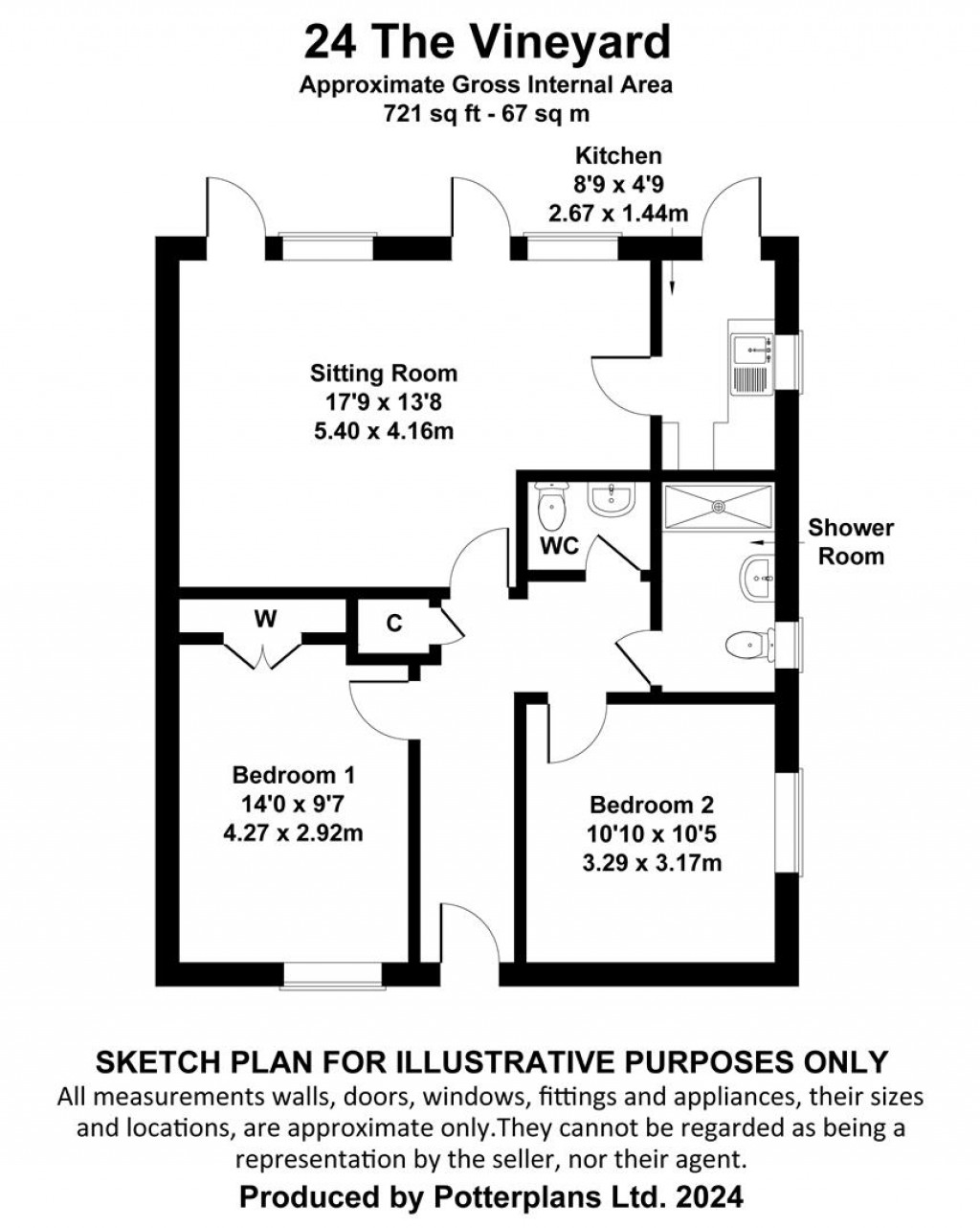 Floorplans For Yarmouth, Isle of Wight