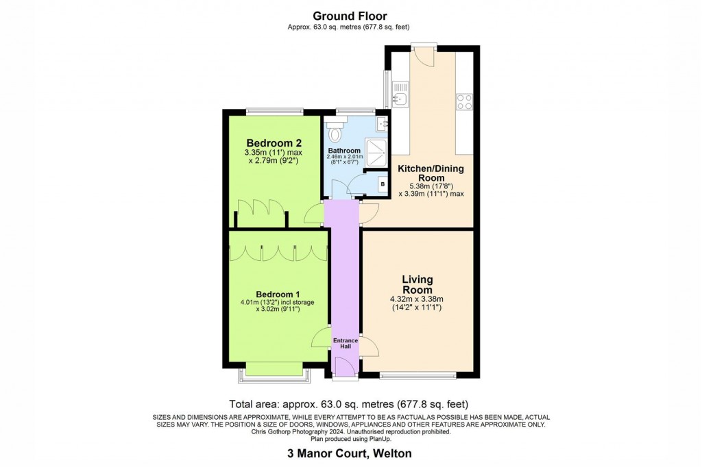 Floorplans For Manor Court, Welton, Lincoln