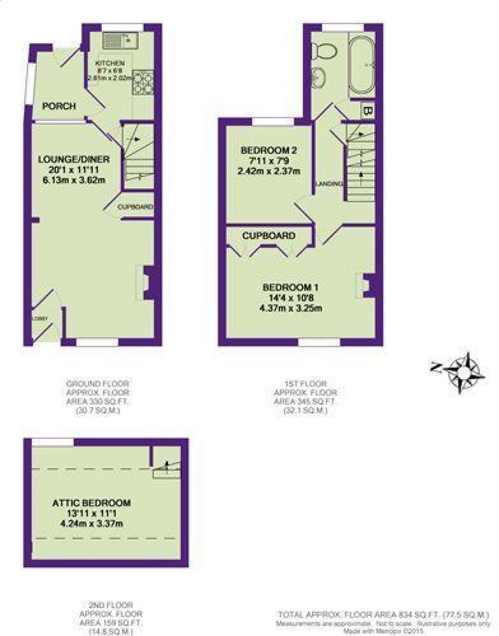 Floorplans For North Allington, Bridport