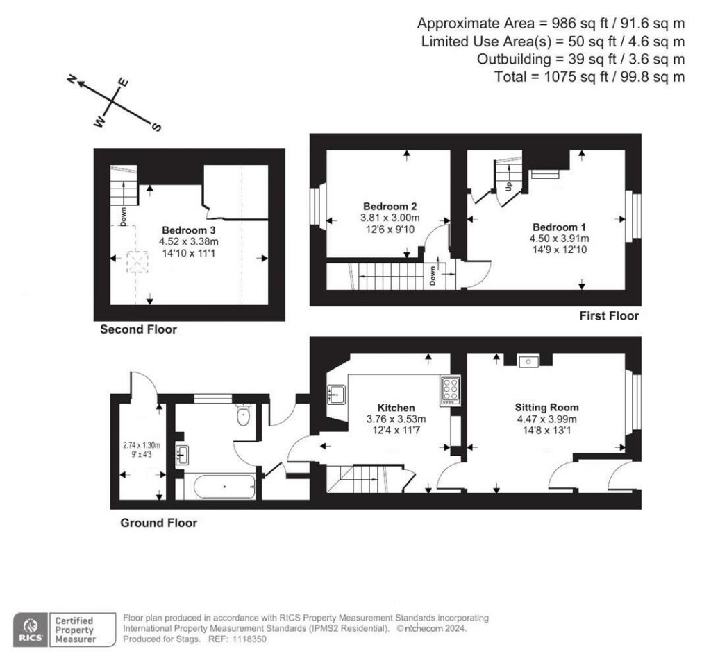 Floorplans For Market Street, Hatherleigh, Okehampton