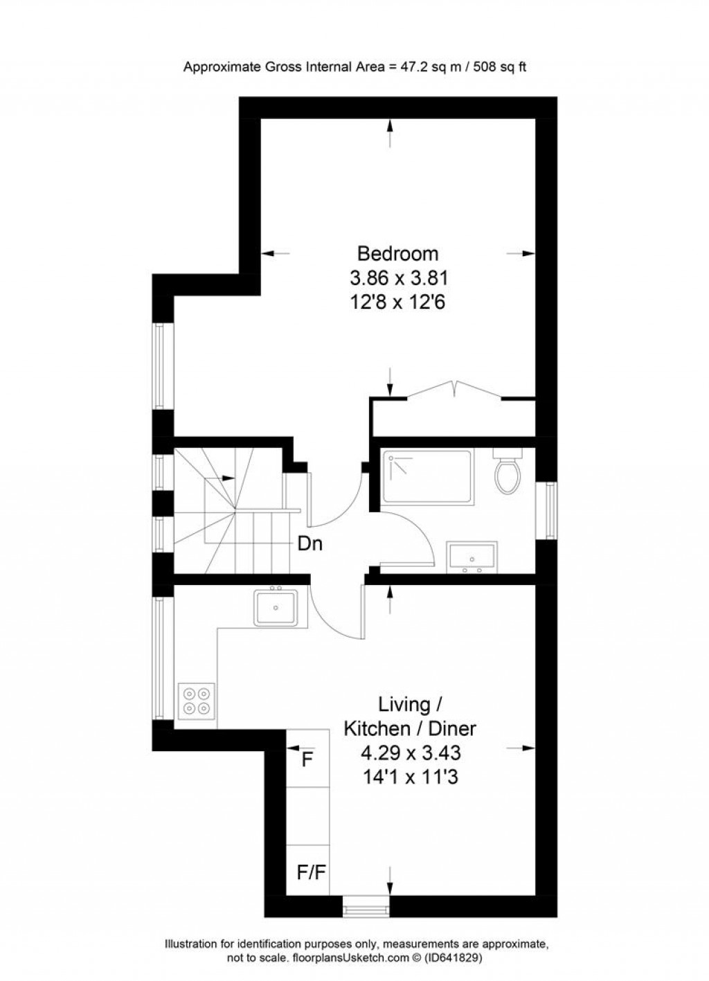 Floorplans For Sefton House, 7 Bridgetown, Totnes