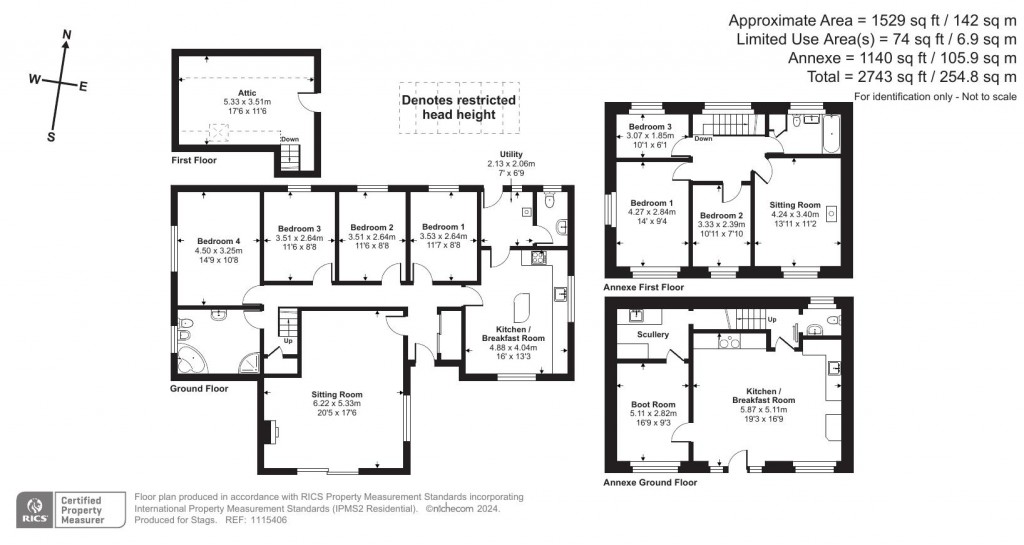 Floorplans For Widecombe-In-The-Moor, Newton Abbot