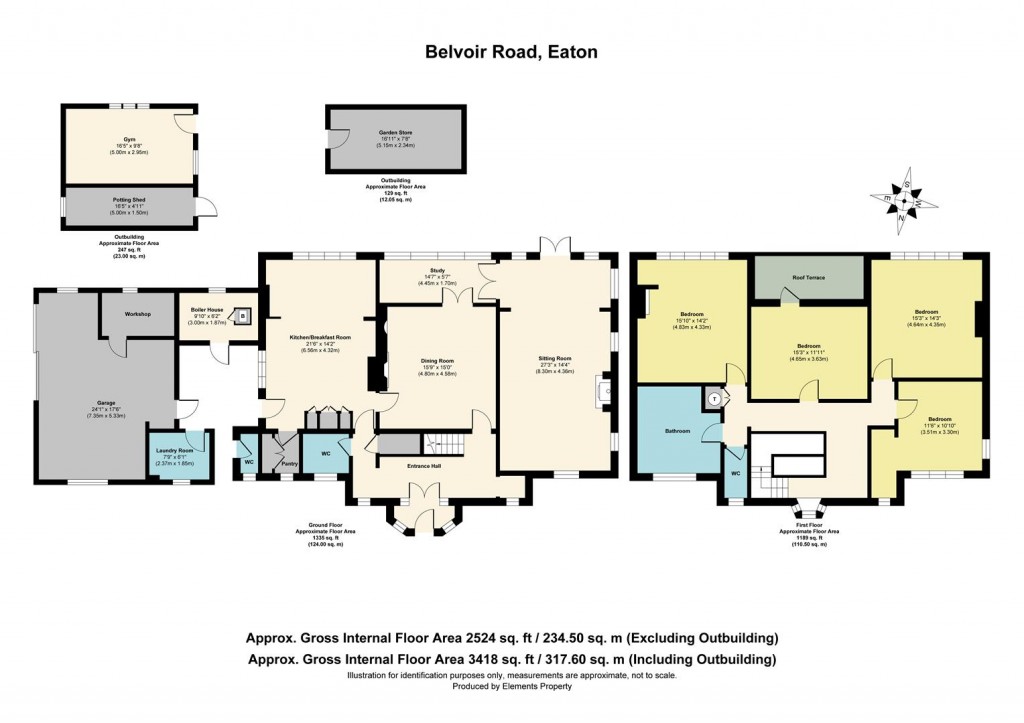 Floorplans For Belvoir Road, Eaton, Grantham