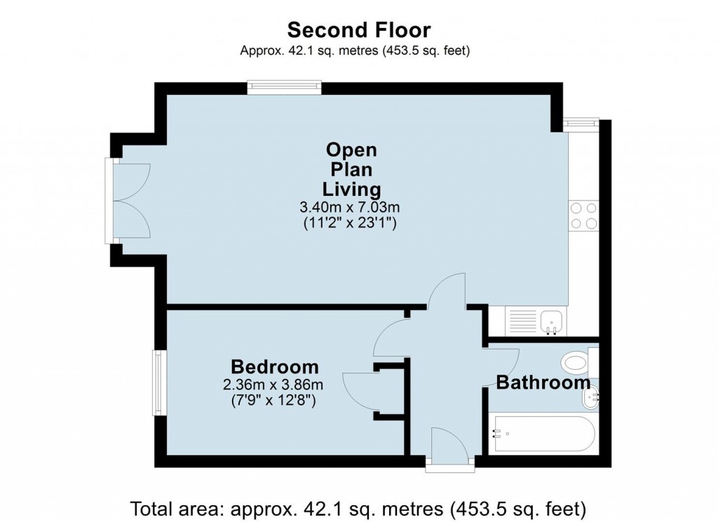 Floorplans For Vernon Terrace, Northampton, NN1