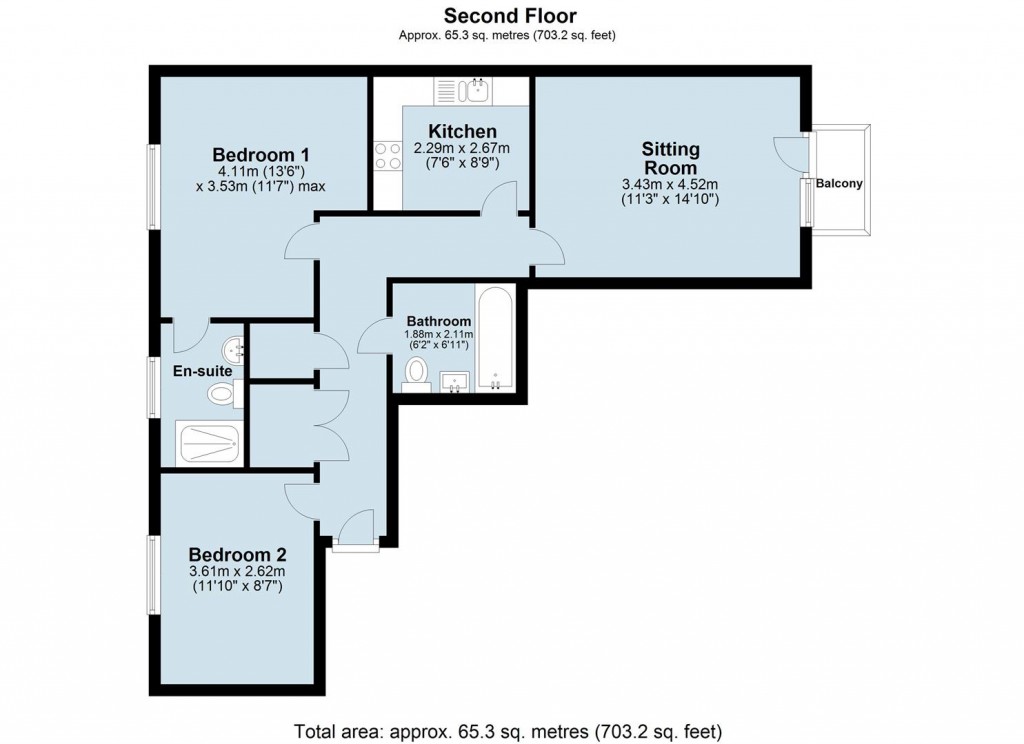 Floorplans For West Cotton Close, Northampton, NN4