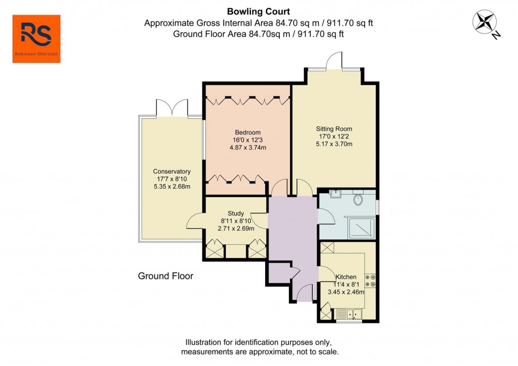 Floorplans For Bowling Court, Henley-On-Thames