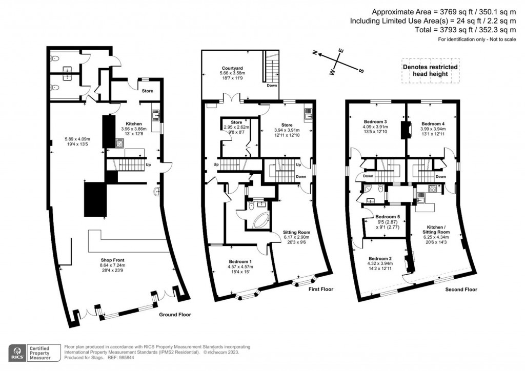 Floorplans For Mill Street, Bideford