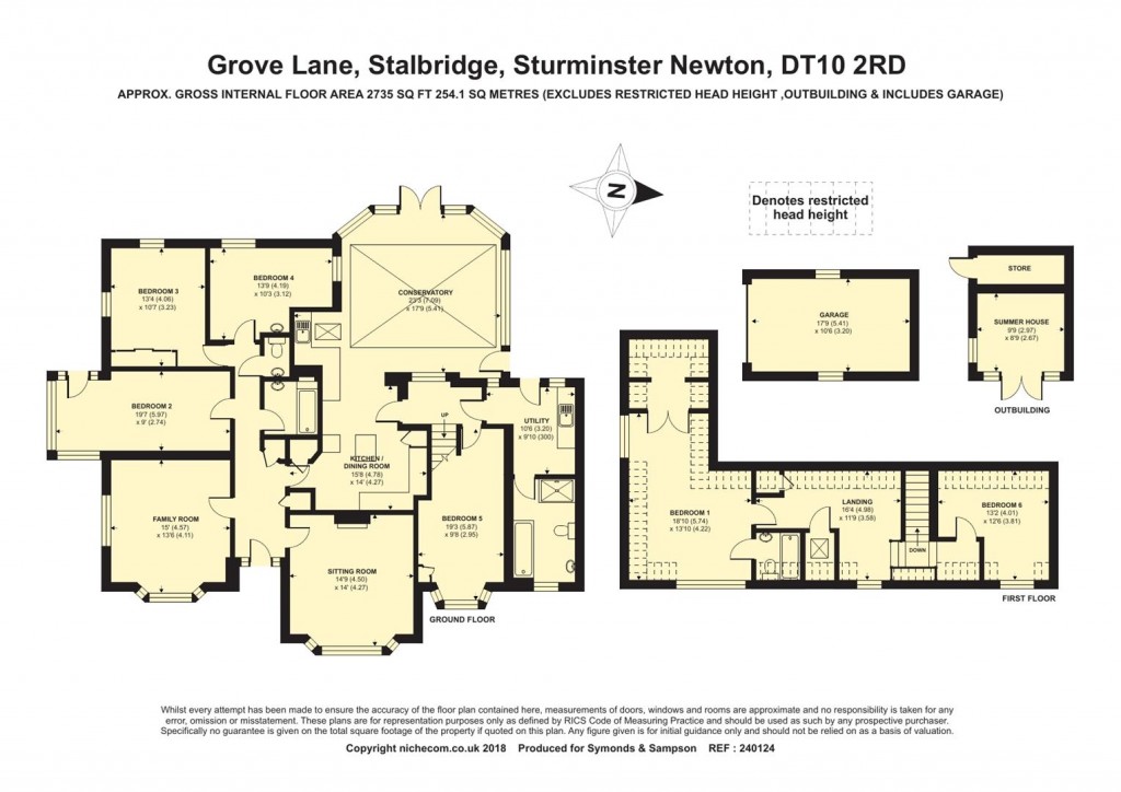 Floorplans For Grove Lane, Stalbridge, Sturminster Newton