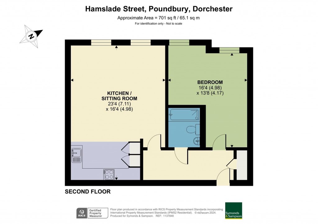 Floorplans For Monaveen House, Hamslade Street, Poundbury, Dorchester