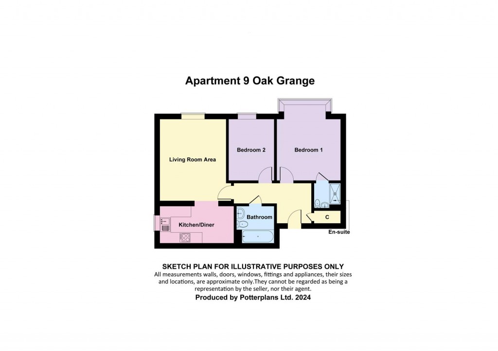 Floorplans For Totland Bay, Isle of Wight