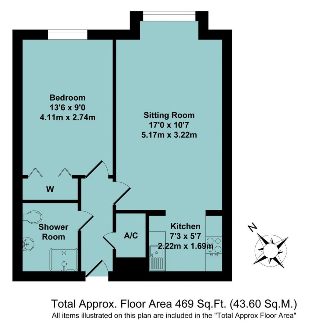 Floorplans For Chamberlaine Court, Spiceball Park Road, Banbury