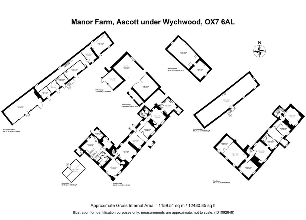 Floorplans For Ascott Under Wychwood, Oxfordshire