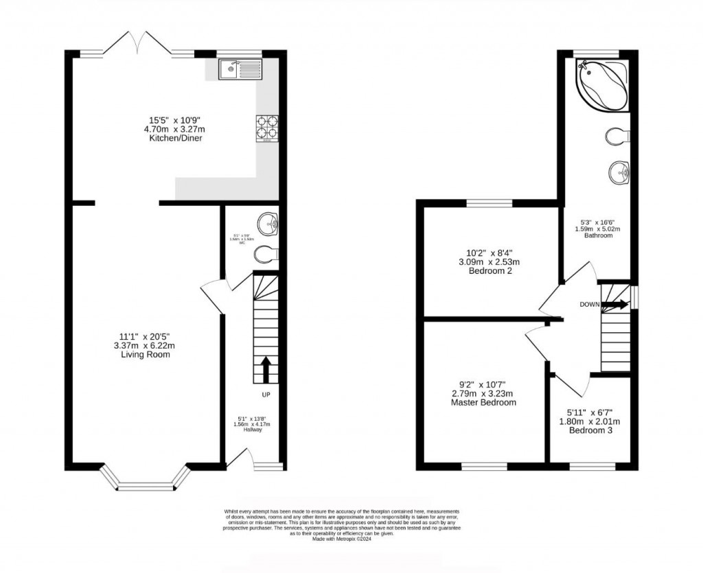 Floorplans For Gwencole Crescent, Rowley Fields, Leicester