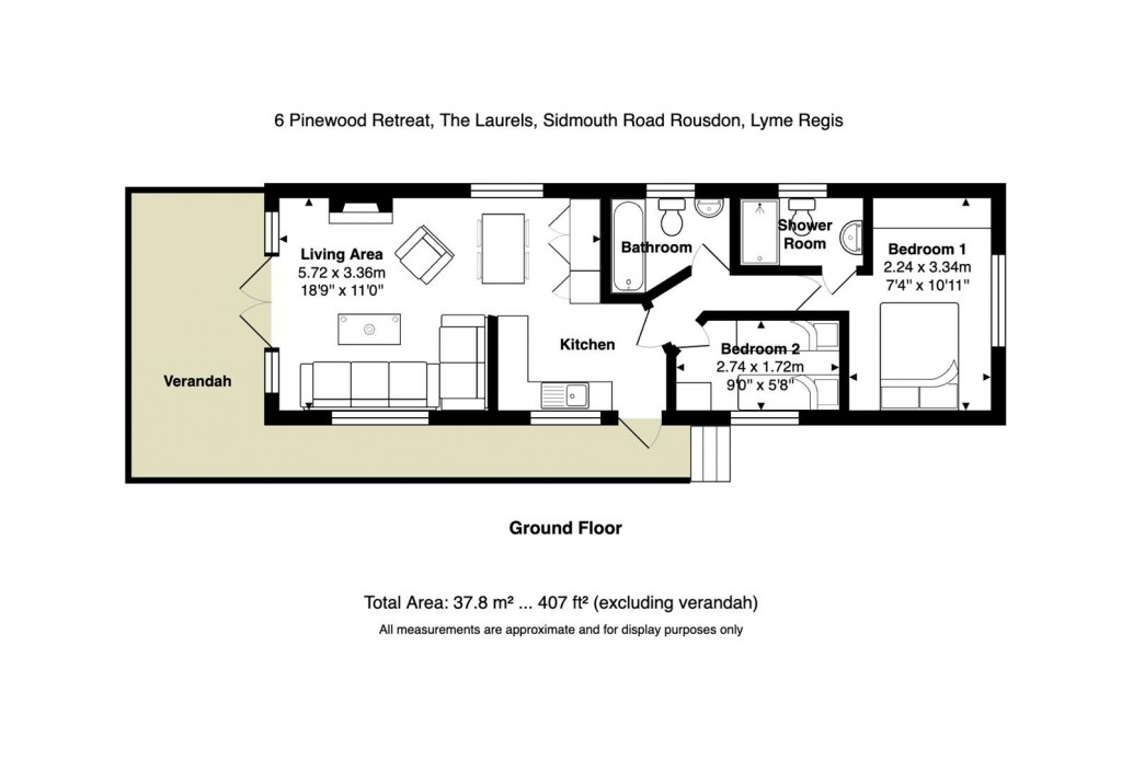 Floorplans For Sidmouth Road, Rousdon, Lyme Regis