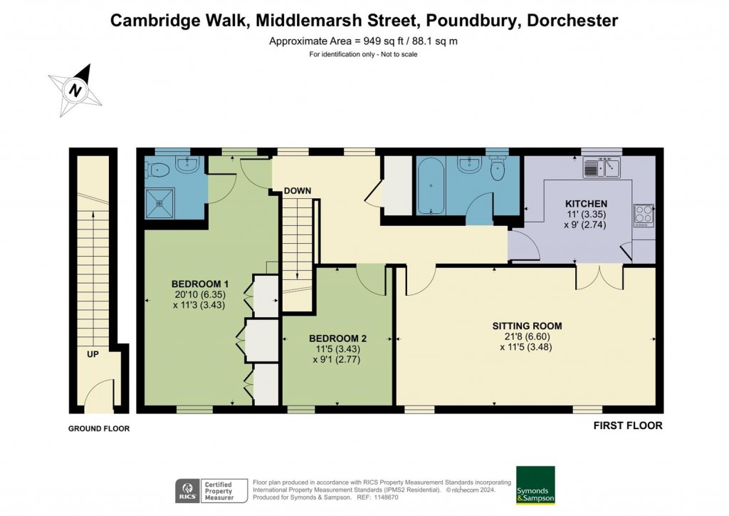 Floorplans For Middlemarsh Street, Poundbury