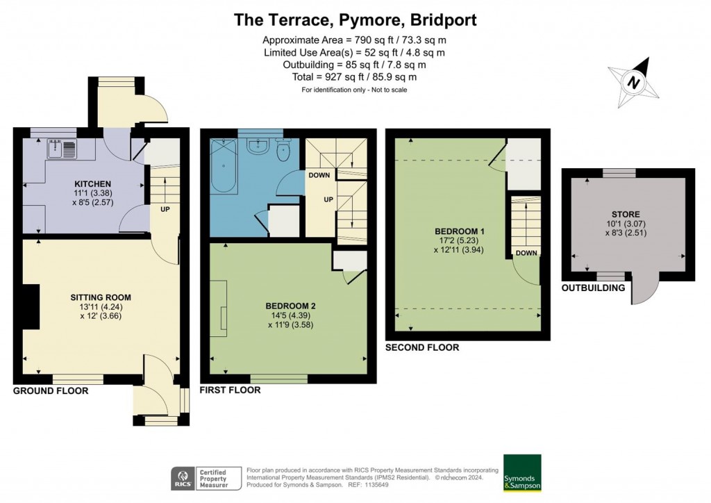 Floorplans For Pymore, Bridport