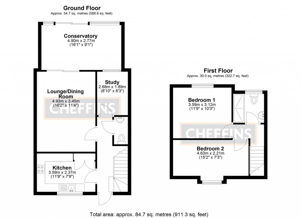 Floorplans For Bell Gardens, Haddenham, Ely