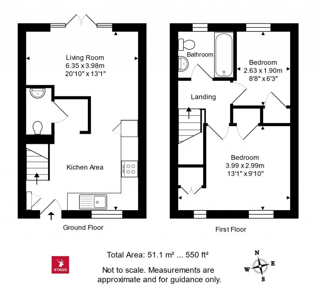 Floorplans For 3 Crewkerne Place, Bridport