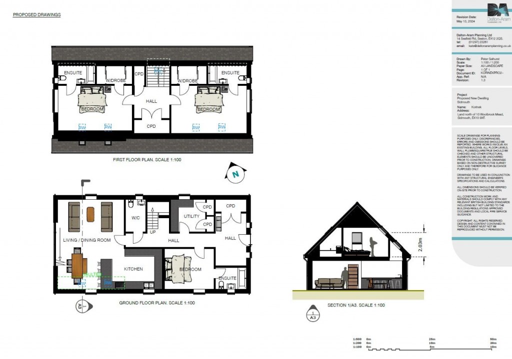 Floorplans For Woolbrook Mead, Sidmouth