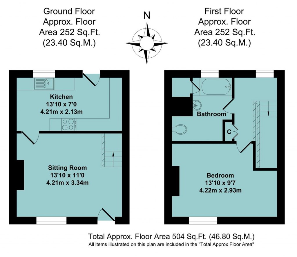 Floorplans For Water Lane, Adderbury, Banbury