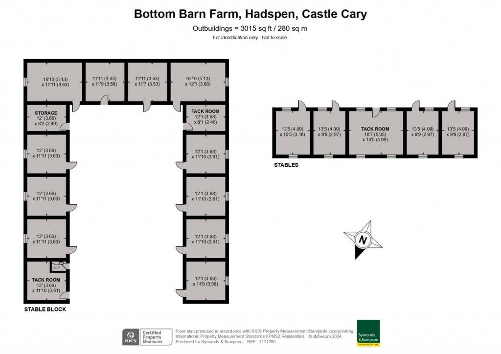 Floorplans For Hadspen, Castle Cary, Somerset