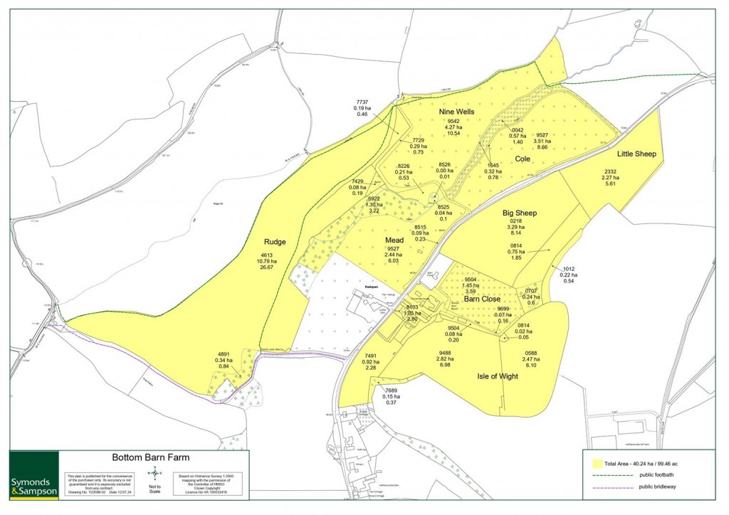 Floorplans For Hadspen, Castle Cary, Somerset