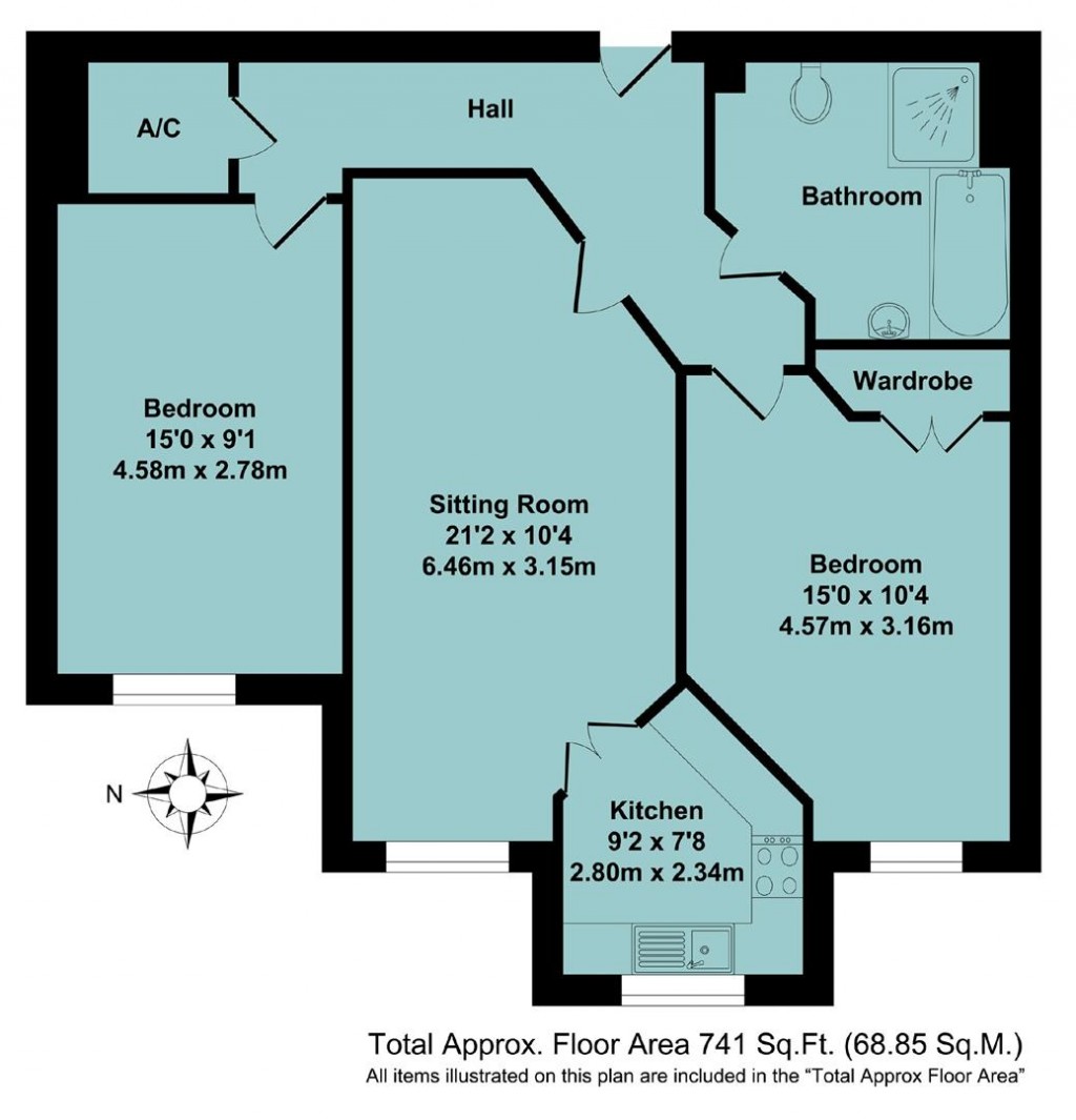 Floorplans For Foxhall Court, Banbury