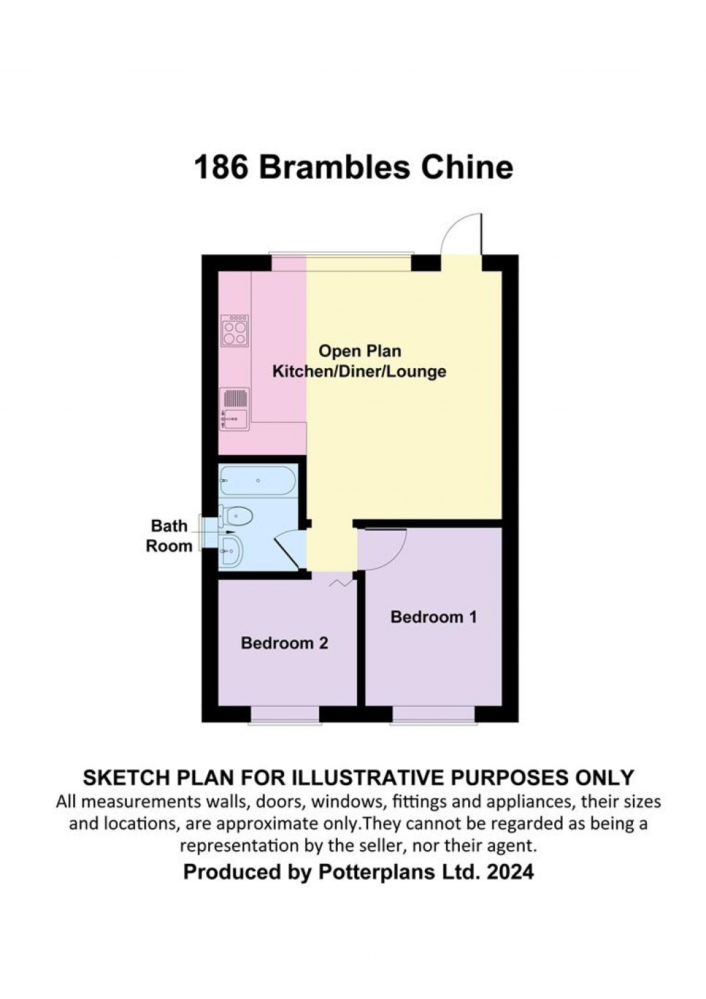 Floorplans For Monks Lane, Freshwater