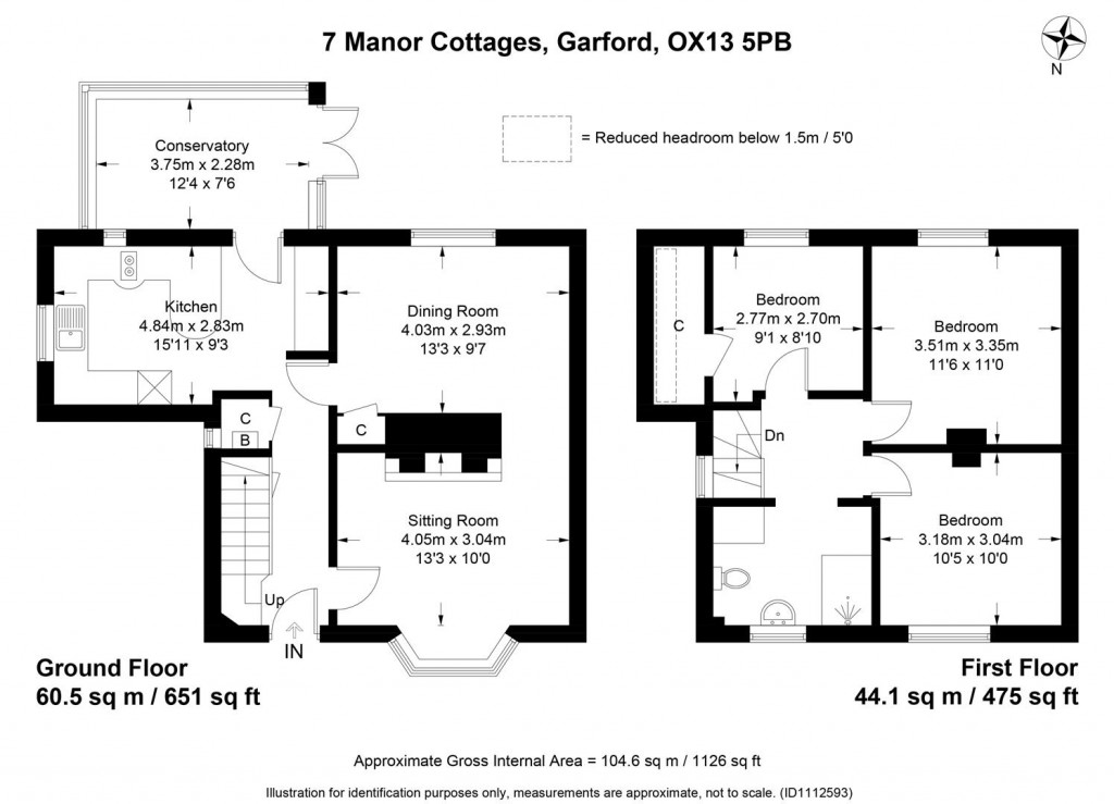 Floorplans For Garford, Oxfordshire