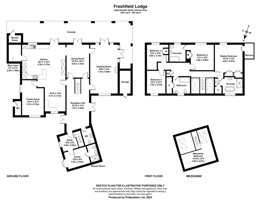 Floorplans For Bembridge, Isle Of Wight