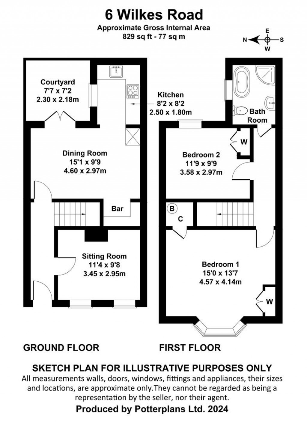 Floorplans For Sandown, Isle of Wight