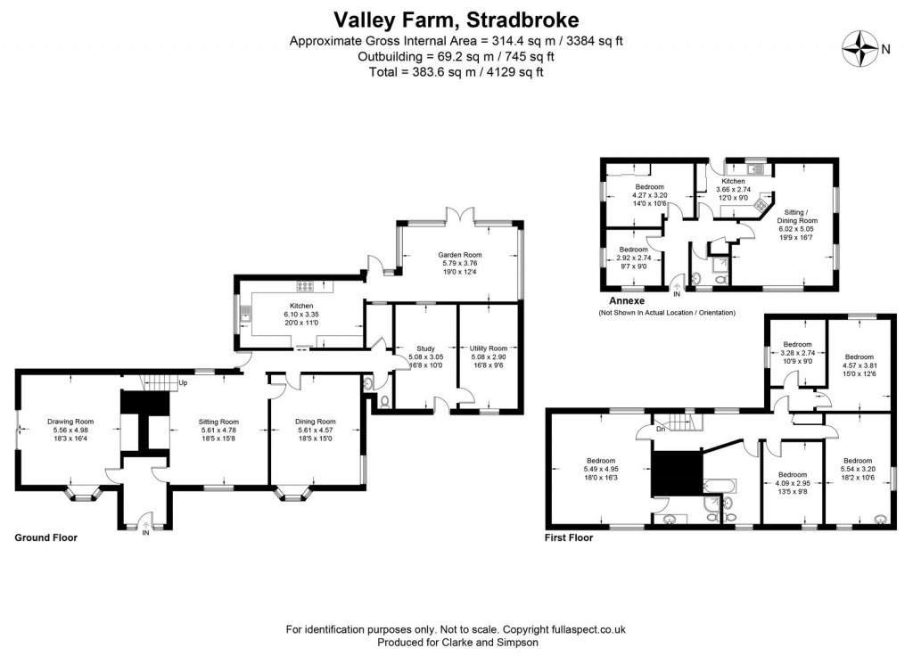 Floorplans For Stradbroke, Near Eye, Suffolk