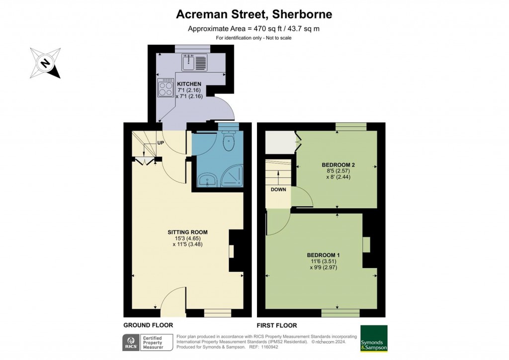 Floorplans For Acreman Street, Sherborne, Dorset