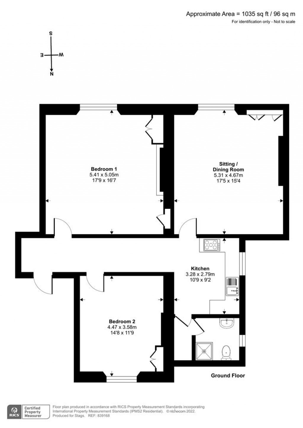 Floorplans For Magdalen Road, St Leonards