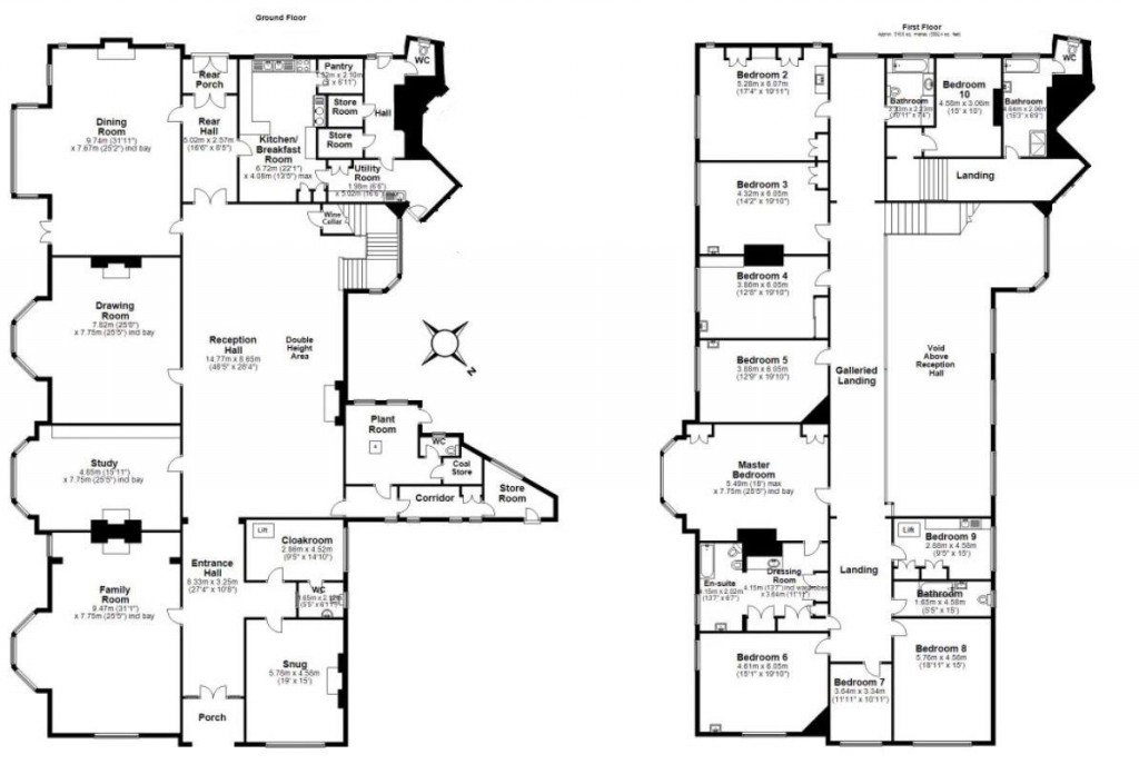 Floorplans For Barr Lane, Higham-On-The-Hill, CV13