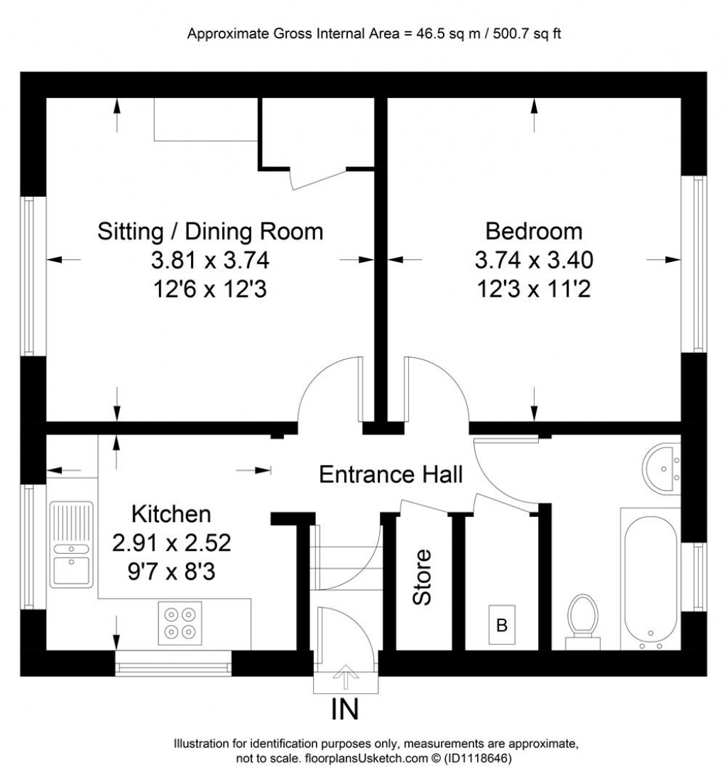 Floorplans For Higher Street, Dittisham