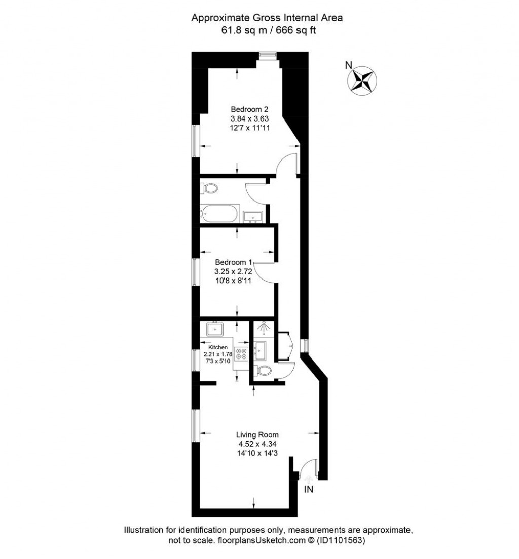 Floorplans For 33 Fore Street, Kingsbridge