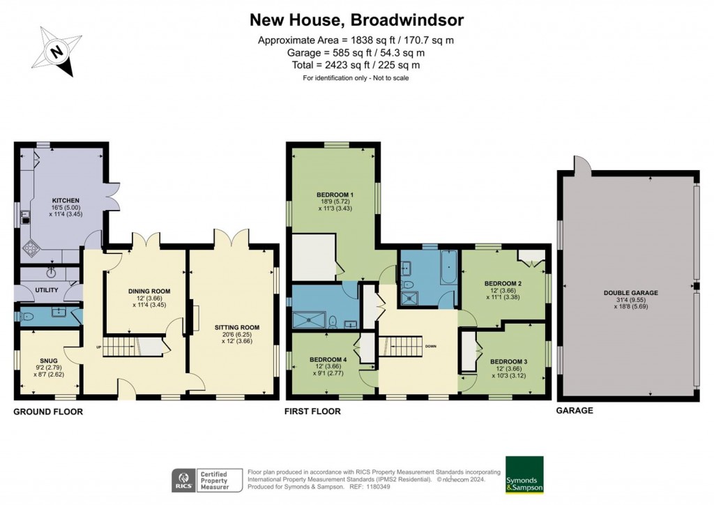 Floorplans For West Street, Broadwindsor, Beaminster