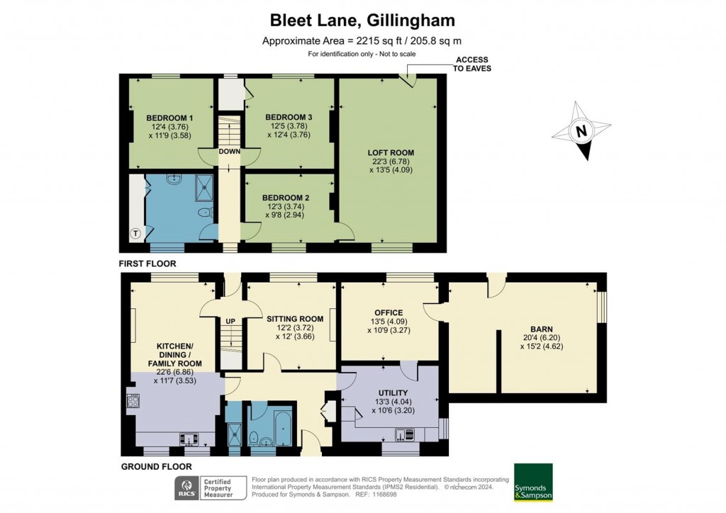 Floorplans For Bleet Lane, Madjeston, Gillingham