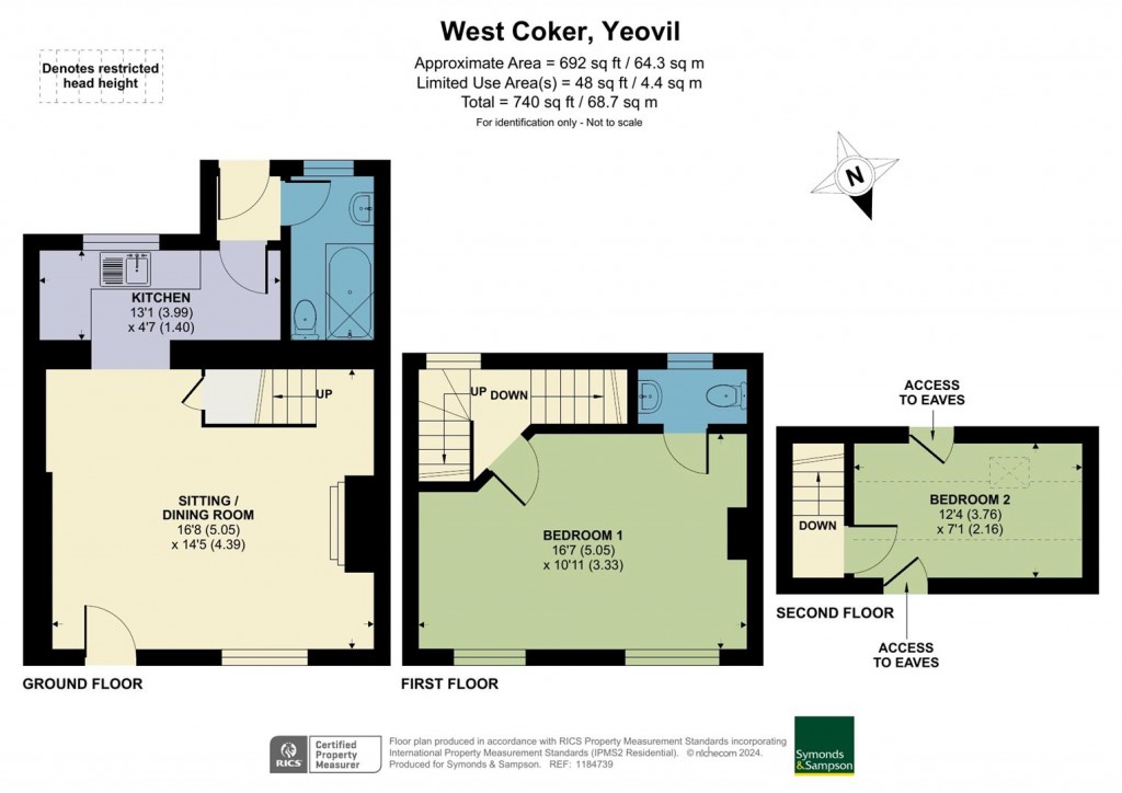 Floorplans For East Street, West Coker, Yeovil