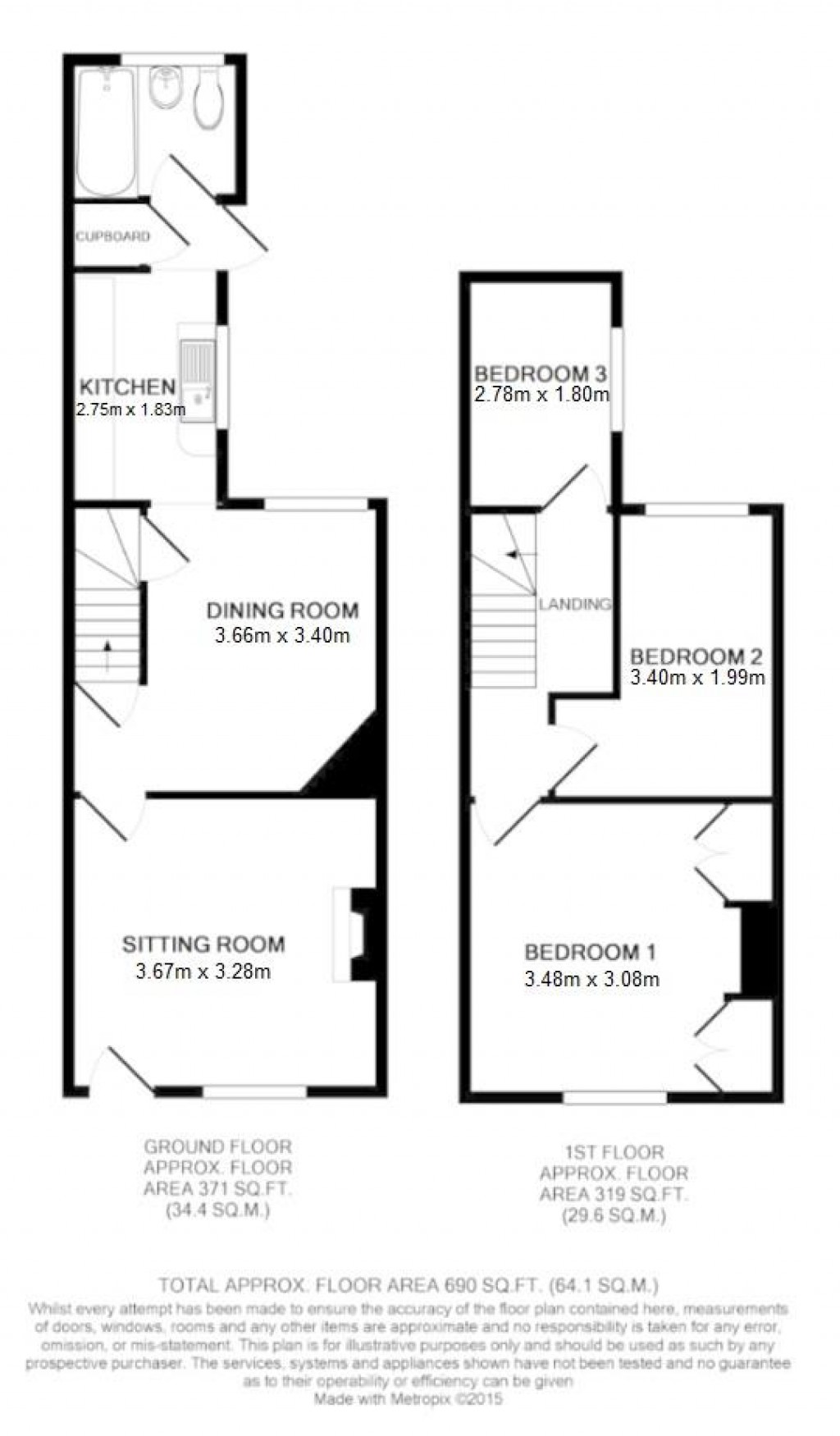 Floorplans For Exning Road, Newmarket