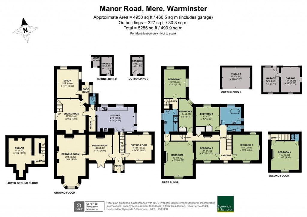 Floorplans For Manor Road, Mere