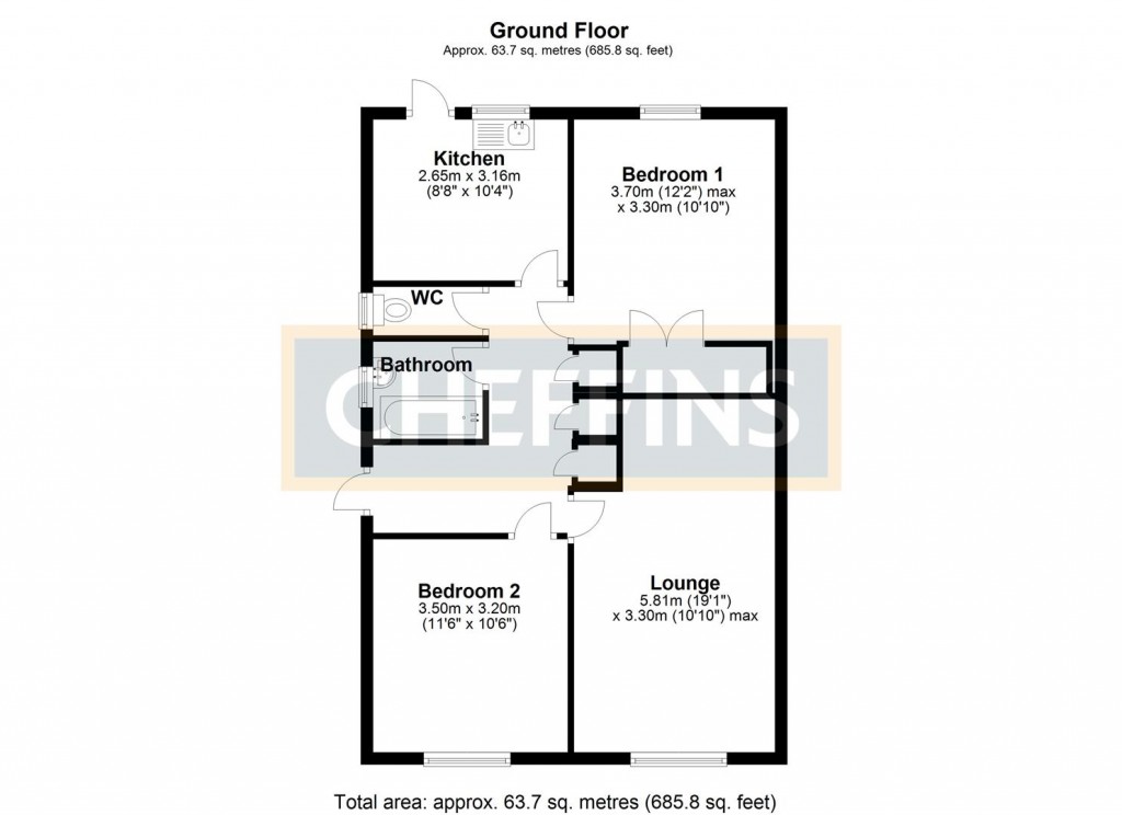 Floorplans For Ten Bell Lane, Soham