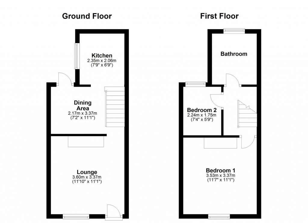 Floorplans For Eden Road, Haverhill