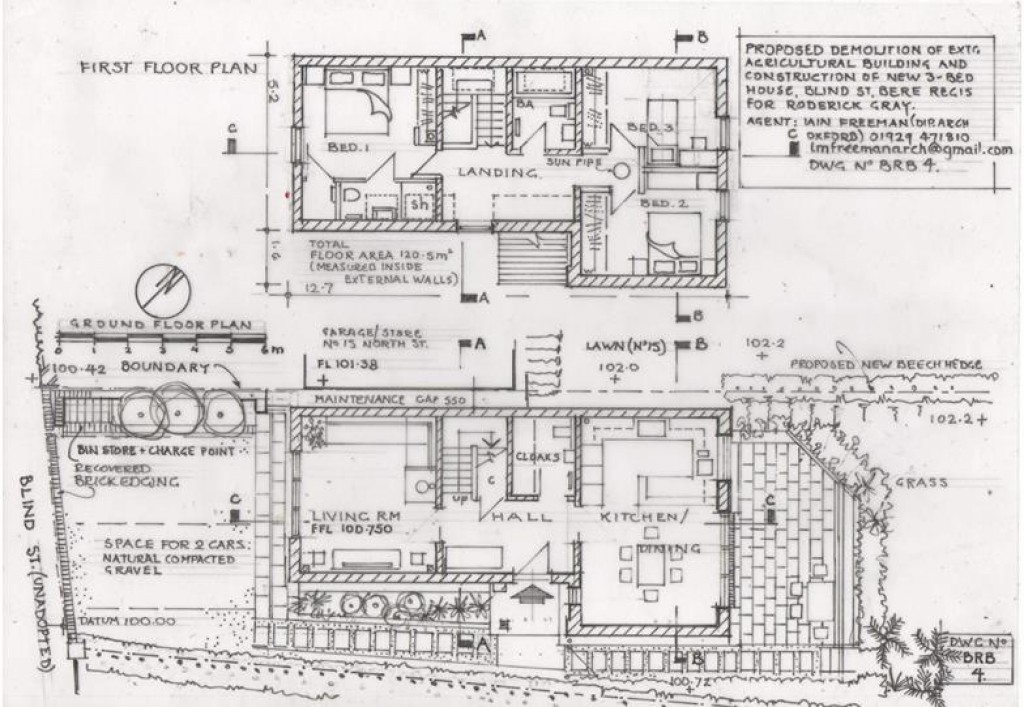 Floorplans For Blind Street, Bere Regis, Wareham