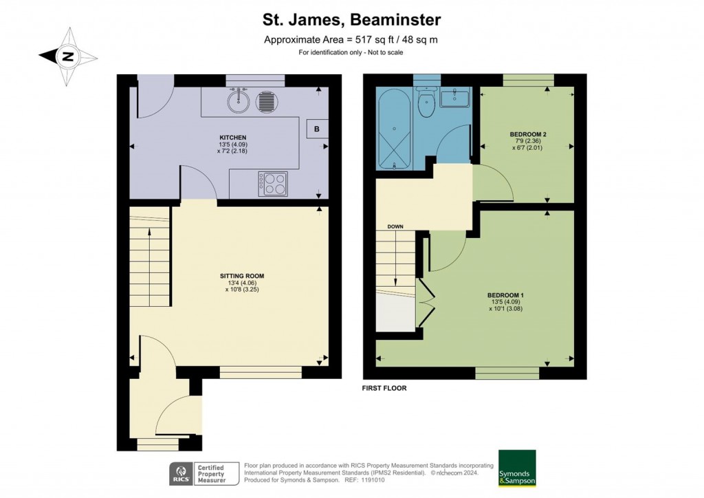 Floorplans For St. James, Beaminster