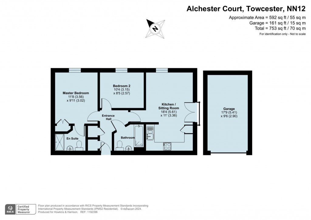 Floorplans For Alchester Court, Towcester, NN12