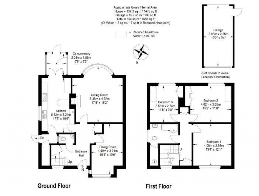 Floorplans For Fifehead Magdalen, Dorset